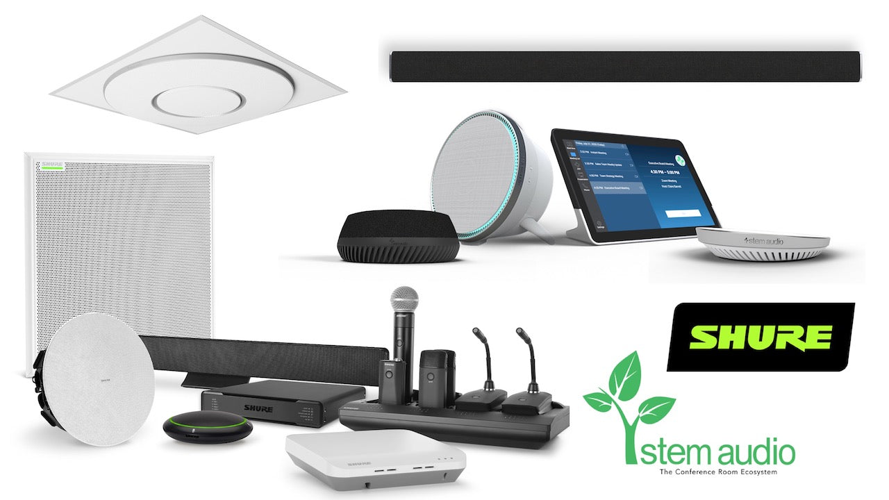 Shure Expands Conferencing Solutions with Stem and Microflex Ecosystems