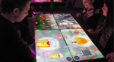 Interactive Tables to Engage the New Gen Customers