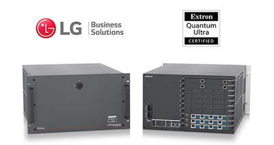 LG MAGNIT DVLED Videowall Systems Achieve Extron Quantum Ultra Certification